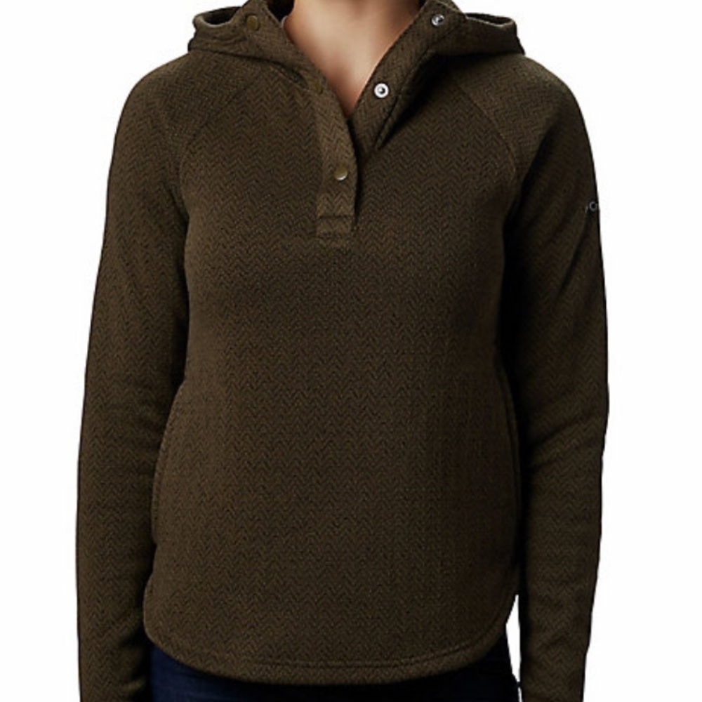 Columbia Women's Darling Days II Pullover Hoodie size Large green